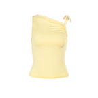 Damen Figurbetontes Top mit feinen Rüschendetails R&B