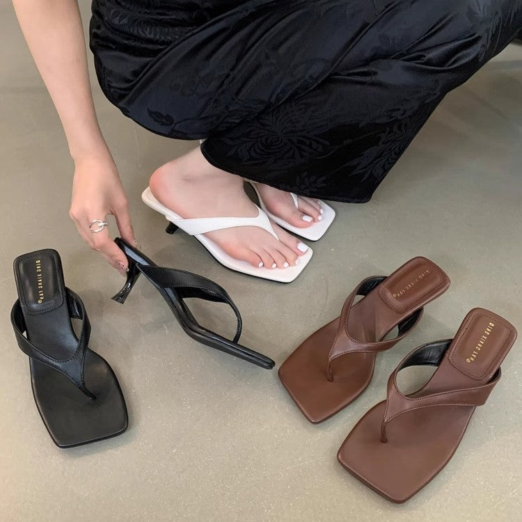 Damen elegante Zehentrenner mit modischem Design R&B