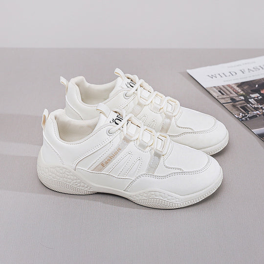 Damen Schnürsport Sneakers mit atmungsaktiver Obermaterialstruktur und stoßdämpfender Sohle R&B