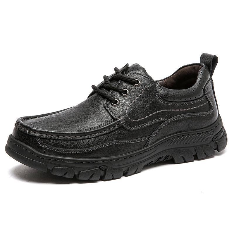 Herren Komfortable Lederschuhe mit rutschfester Sohle R&B