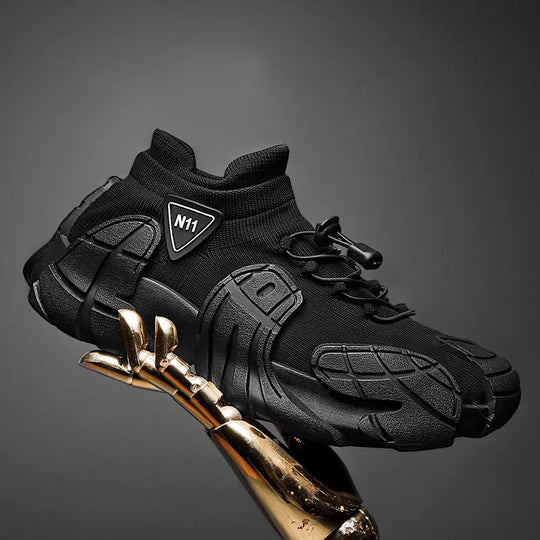 Damen sportliche High-Top Sneakers mit innovativer Sohlentechnologie R&B