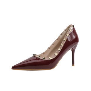 Damen elegante Stiletto-Pumps mit Glitzerverzierungen R&B