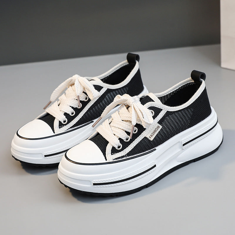 Damen Sportliche Sneakers mit atmungsaktiver Mesh-Oberfläche und trendigem Design R&B