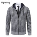 Herren Kapuzenjacke mit strukturiertem Design und eleganten Akzenten
