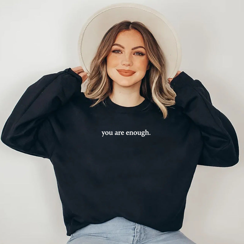 Damen Sweatshirt mit inspirierendem Schriftzug