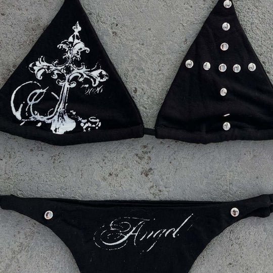 Damen Bikini-Set mit ausgefallenen Details und einzigartigen Akzenten R&B