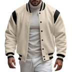 Herren sportliche Collegejacke R&B