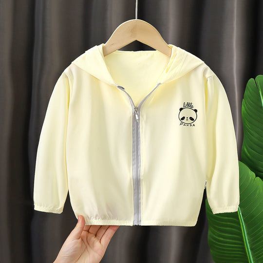 Unisex nan leichte Kapuzenjacke für Kleinkinder mit Reißverschluss und elastischen Bündchen R&B