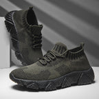 Unisex nan urbaner Strick-Schlupfsneaker mit sockenhaftem Schaft und markanter Profilsohle R&B