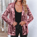 Damen Blazer mit Paillettenbesatz R&B