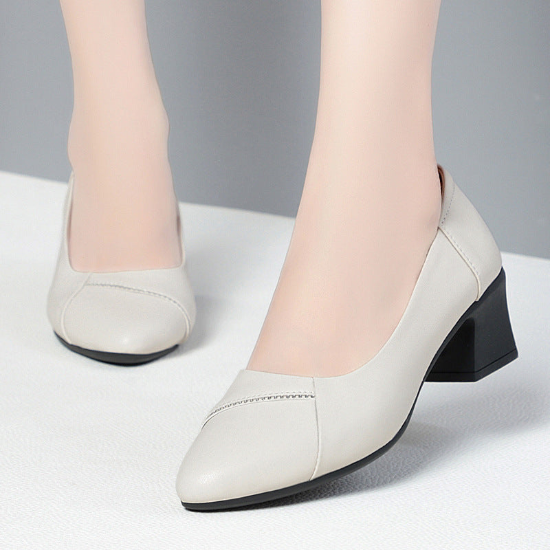 Damen Bequeme Pumps mit elegantem Blockabsatz und klassischem Design R&B