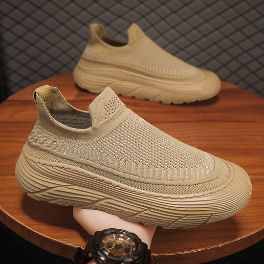 Damen Slip-On Sneakers mit atmungsaktiver Netzstruktur und flexiblem Sohlenprofil R&B