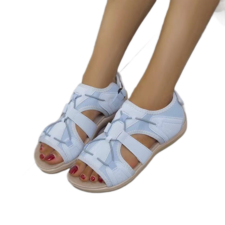 Damen Riemchen-Sandalen mit komfortabler Schnallenverstellung und atmungsaktivem Obermaterial R&B