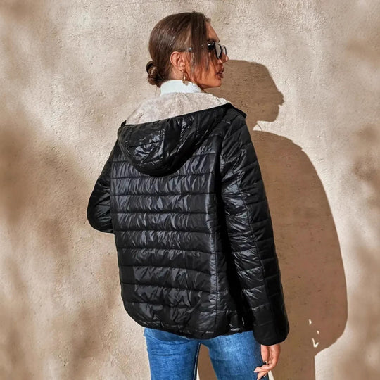 Damen gesteppte Winterjacke R&B