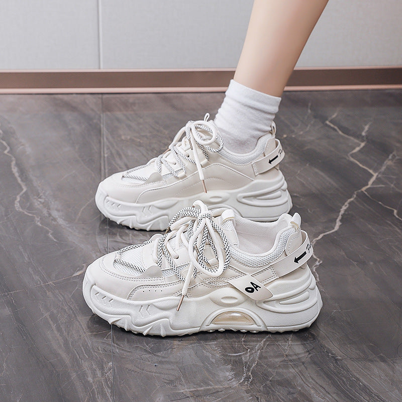 Damen Sportliche Chunky Sneakers mit atmungsaktiver Mesh-Oberfläche und gepolsterter Sohle R&B