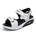 Damen Bequeme Luftpolster-Sandalen mit verstellbarem Klettverschluss
