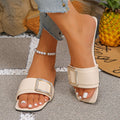 Damen trendige Mules mit elegantem Dekor R&B