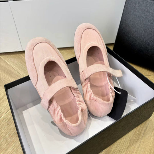 Damen elegante Mary Jane Ballerinas mit verstellbarem Riemchen R&B