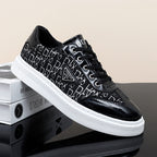 Damen Modische Sneakers mit exklusivem Muster und glänzender Oberfläche R&B