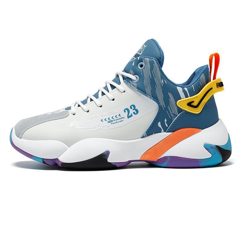 Damen Hochgeschnürte Sport Sneakers mit stoßdämpfendem Design und stylishem Obermaterial R&B