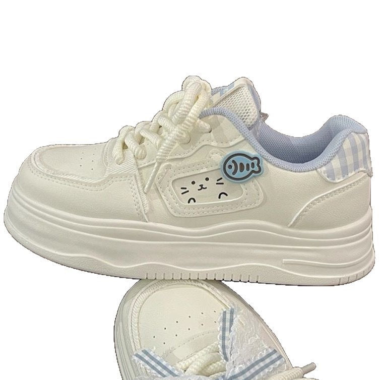 Damen Verspielte Sneakers mit einzigartiger Katzenapplikation R&B