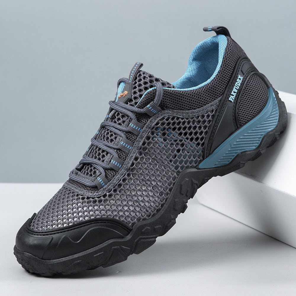 Damen Atmungsaktive Trekking Sneakers mit rutschfester Sohle R&B