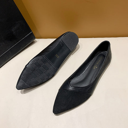 Damen nan spitze Schlupfhalbschuhe im Materialmix mit ergonomischem Komfortfußbett und flexibler Profillaufsohle R&B