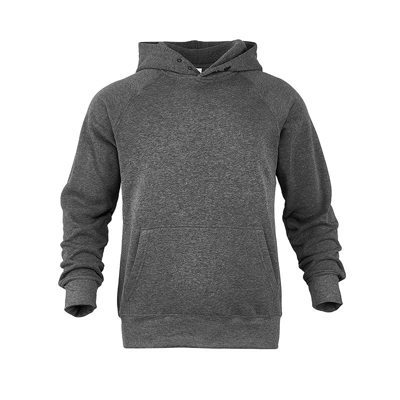 Herren nan Sweatstoff Kapuzenpullover mit Raglanärmeln, Kängurutasche und verstärktem Saum R&B