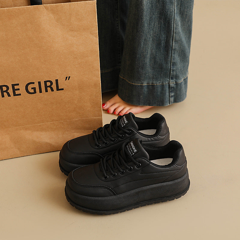 Damen Stilvolle und komfortable Sneakers mit dicker Laufsohle R&B