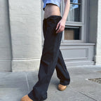 Damen Bequeme Freizeit Hose mit elastischem Bund und praktischen Taschen R&B