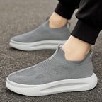 Damen atmungsaktive Slip-On Sneakers mit elastischem Obermaterial R&B