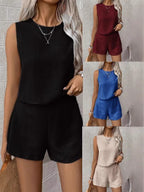 Damen Komfortables Set aus Top und Shorts R&B