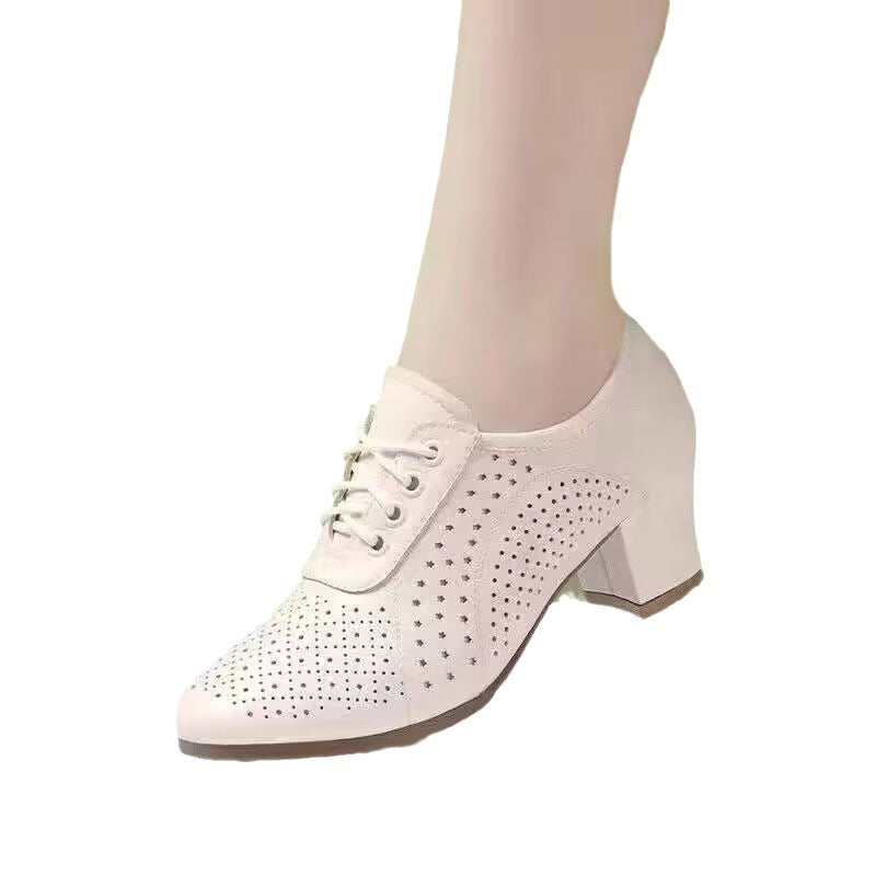 Damen Elegante und atmungsaktive Halbschuhe mit modischem Lochdesign R&B