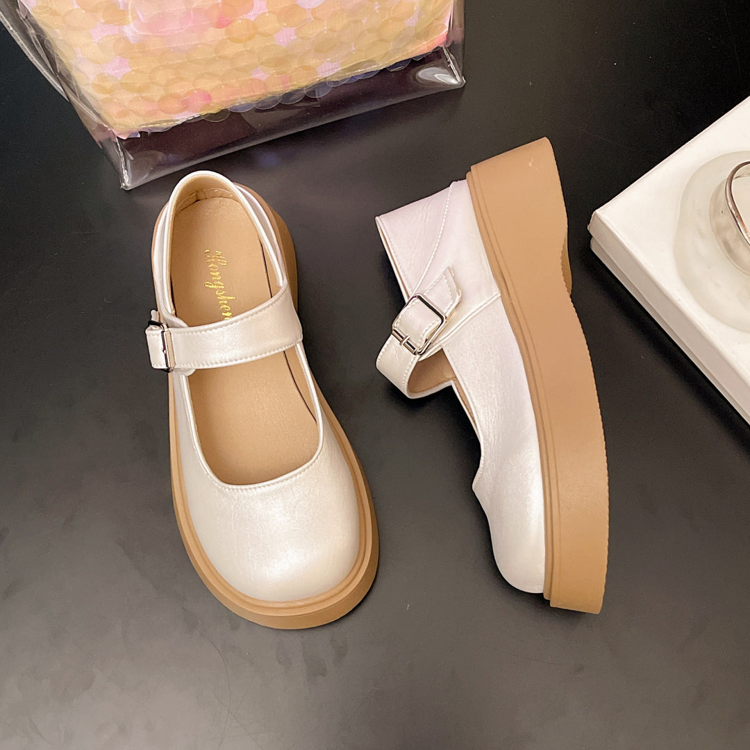 Damen elegante Mary Jane Schuhe mit funkelndem Design R&B