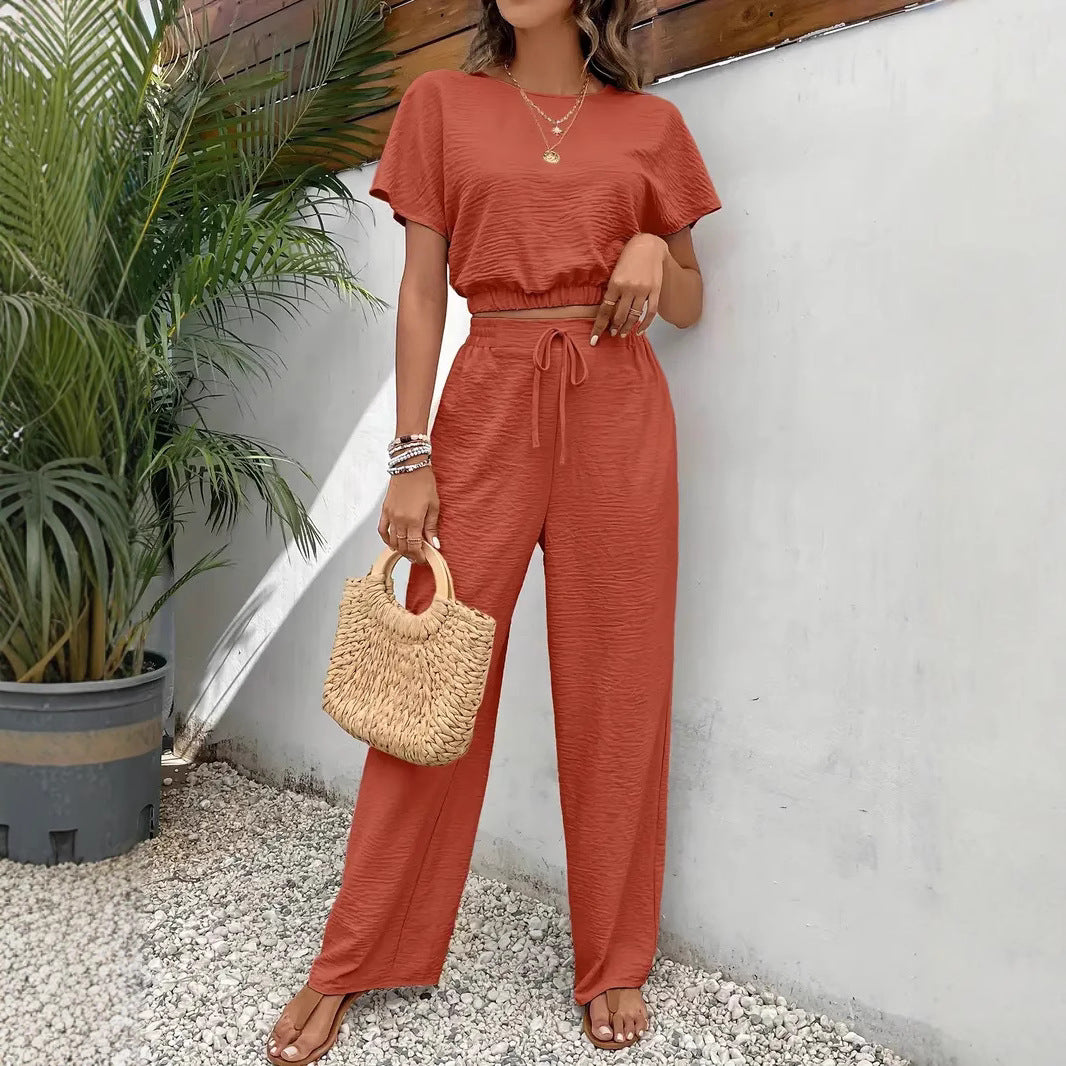 Damen lässiges Two-Piece Lounge-Set R&B