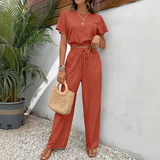 Damen lässiges Two-Piece Lounge-Set R&B