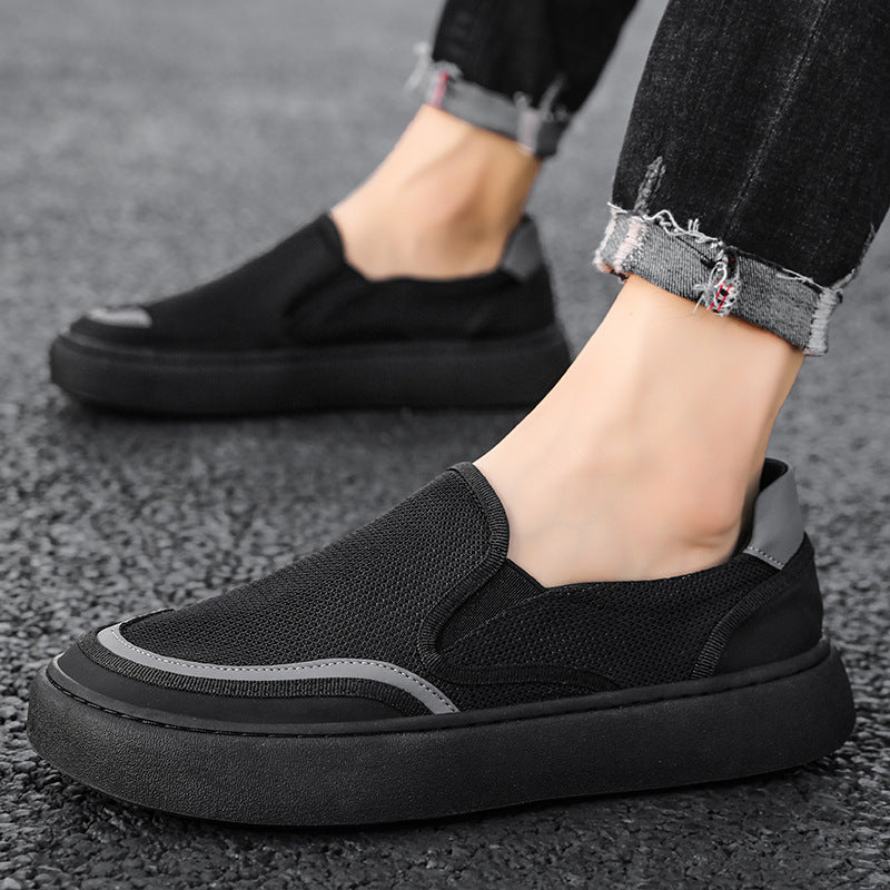 Damen Atmungsaktive Slip-On Sneakers mit elastischen Einsätzen R&B
