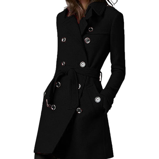 Damen eleganter und zeitloser Trenchcoat R&B