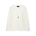 Damen elegante Blazerjacke mit asymmetrischem Schnitt und auffälligem Knopf