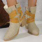 Vintage Dicke Absatzstiefel R&B