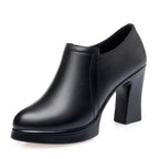 Damen Elegante High-Heel Stiefeletten mit modischem Design und komfortablem Fußbett