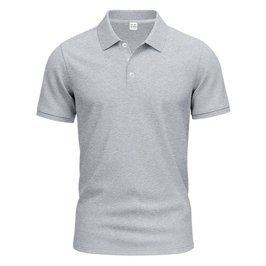 Herren nan atmungsaktives Piqué Poloshirt Kurzarm mit Knopfleiste R&B