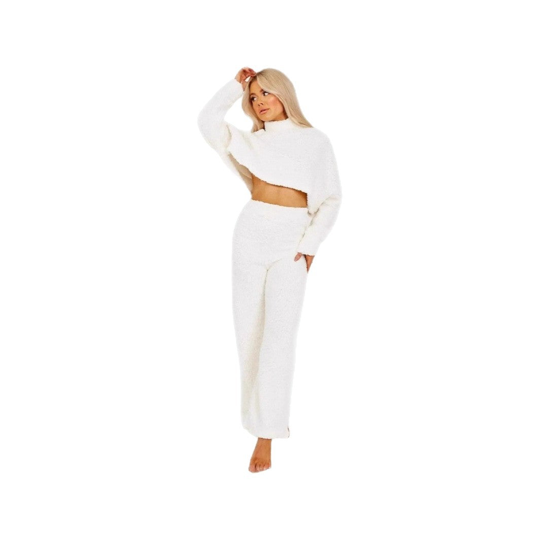 Damen weiches Plüsch-Set