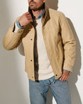 Herren jacke mit zeitlosem Schnitt und praktischem Stehkragen
