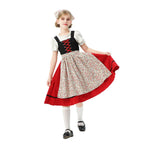 Damen nan traditionelles Kinderdirndl mit Schürze und Kopftuch R&B