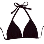 Damen Triangel-Bikinioberteil mit tiefem V-Ausschnitt R&B