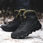 Damen Sportliche Winterwanderstiefel mit isolierendem Futter und rutschfester Sohle R&B