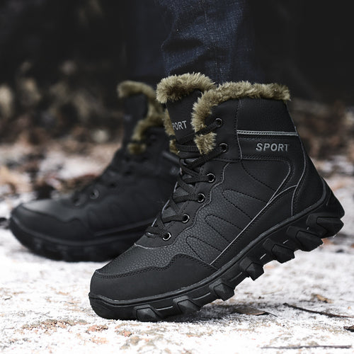 Damen Sportliche Winterwanderstiefel mit isolierendem Futter und rutschfester Sohle R&B