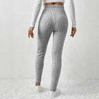 Damen Gefütterte Sweatpants mit Rippstruktur
