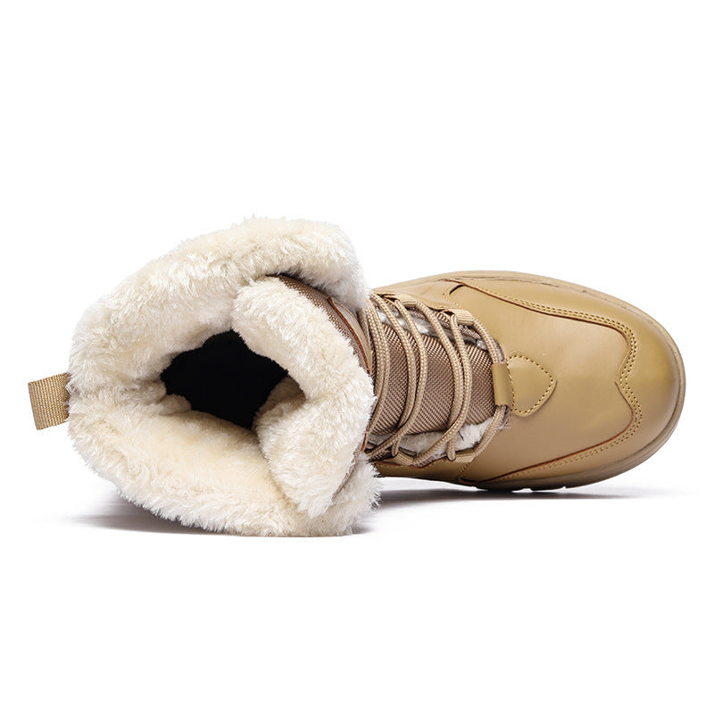 Damen wasserfeste Winterstiefel mit isolierender Fütterung und rutschfester Sohle